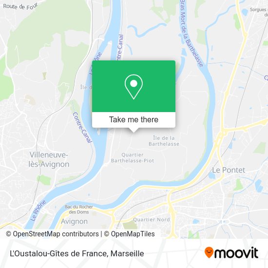 L'Oustalou-Gîtes de France map