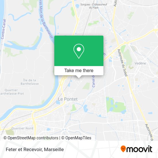 Feter et Recevoir map