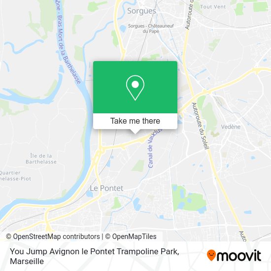 You Jump Avignon le Pontet Trampoline Park map