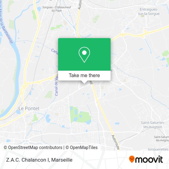 Z.A.C. Chalancon I map