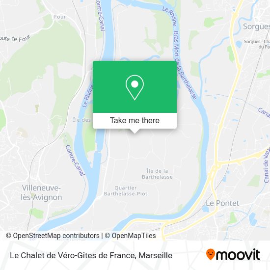Le Chalet de Véro-Gîtes de France map