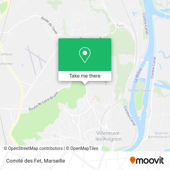 Comité des Fet map