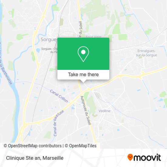Clinique Ste an map