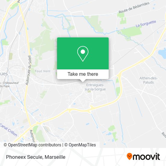 Phoneex Secule map