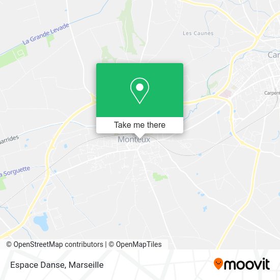 Espace Danse map