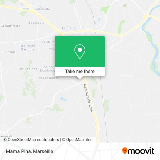 Mama Pina map