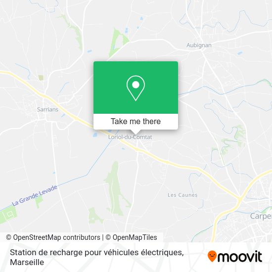 Station de recharge pour véhicules électriques map