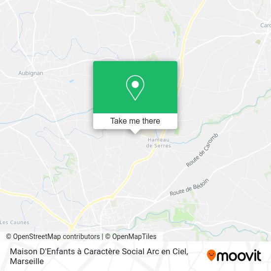 Maison D'Enfants à Caractère Social Arc en Ciel map