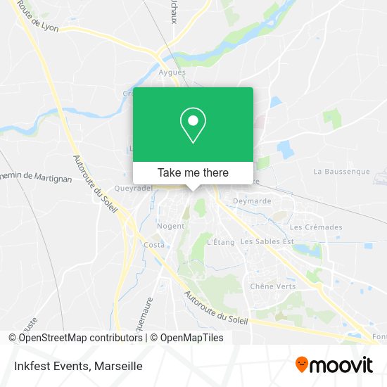 Inkfest Events map