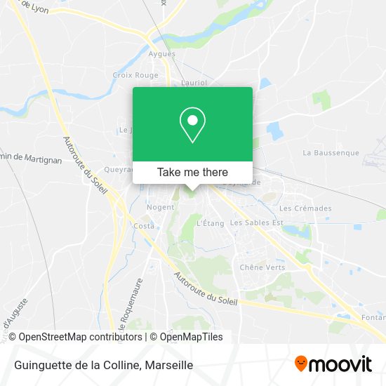 Guinguette de la Colline map