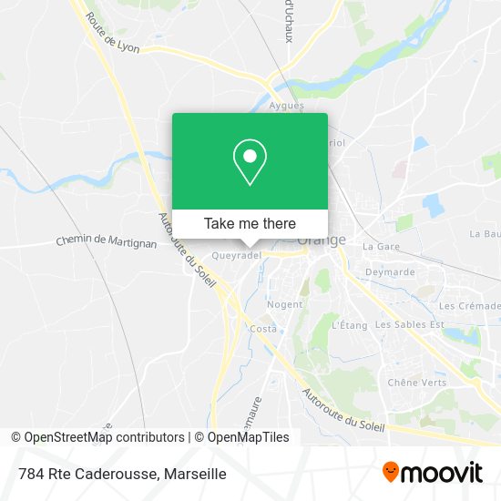 784 Rte Caderousse map