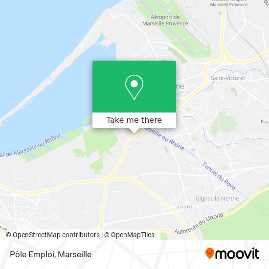 Pôle Emploi map