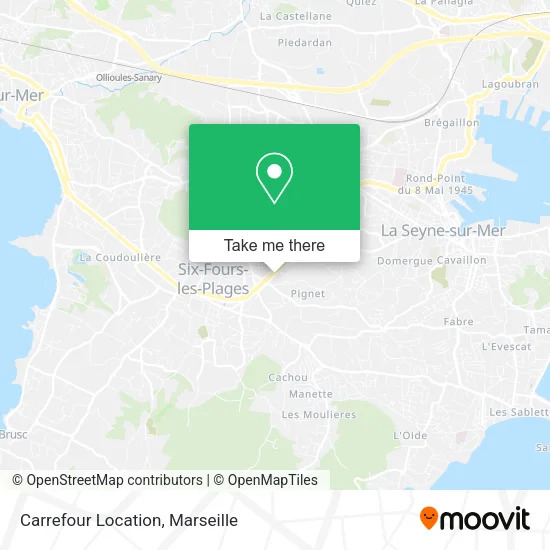 Carrefour Location map