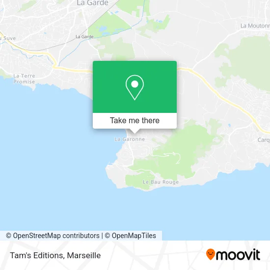Tam's Editions map