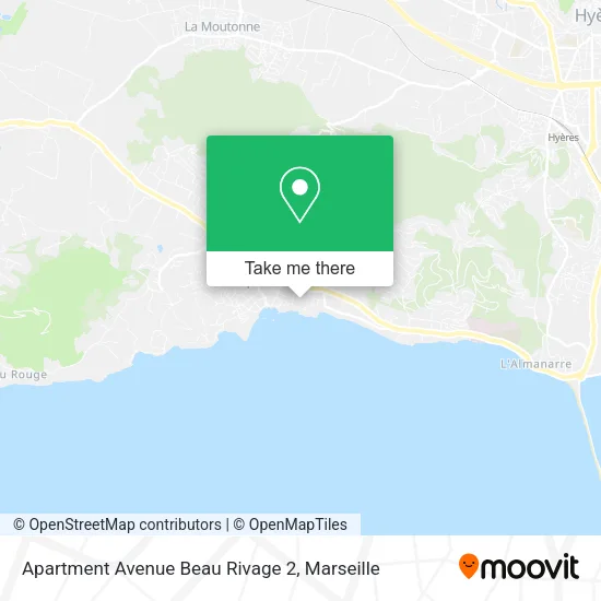 Apartment Avenue Beau Rivage 2 map