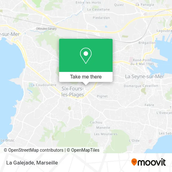 La Galejade map