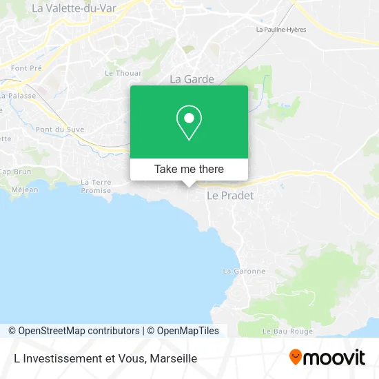 L Investissement et Vous map