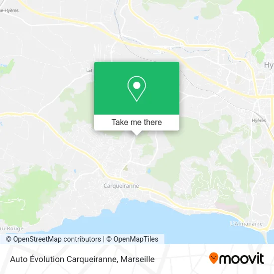 Auto Évolution Carqueiranne map
