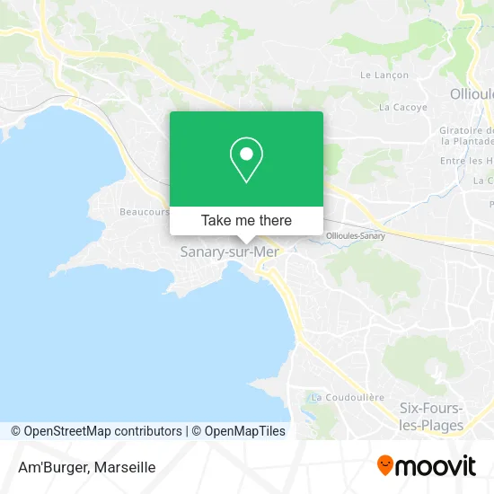 Am'Burger map