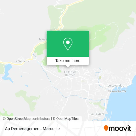 Ap Déménagement map