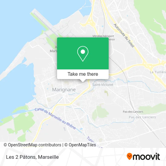 Mapa Les 2 Pâtons