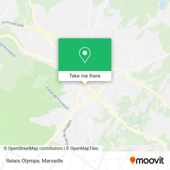 Relais Olympe map