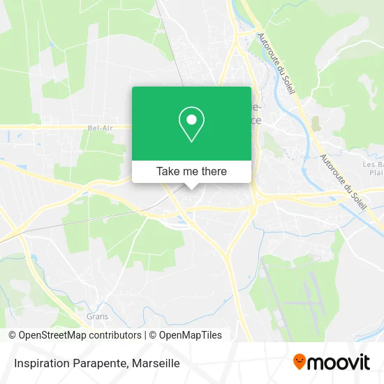Inspiration Parapente map