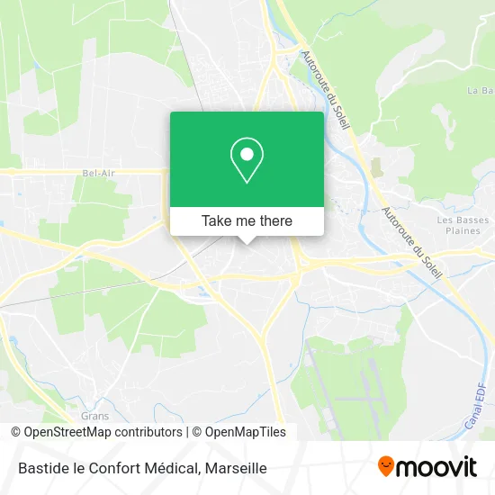 Bastide le Confort Médical map