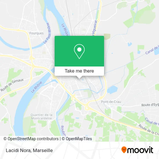 Lacidi Nora map