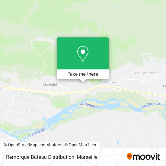 Remorque Bateau Distribution map