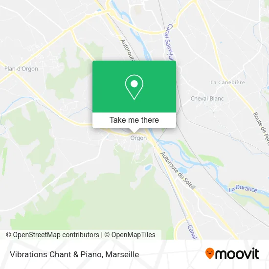 Vibrations Chant & Piano map