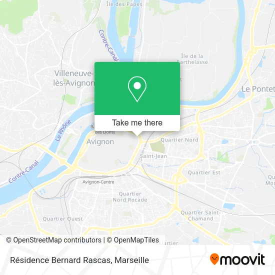 Résidence Bernard Rascas map