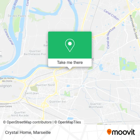 Crystal Home map