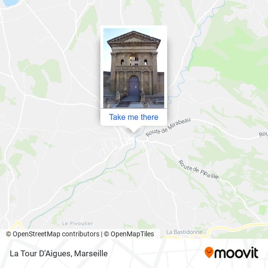 La Tour D'Aigues map