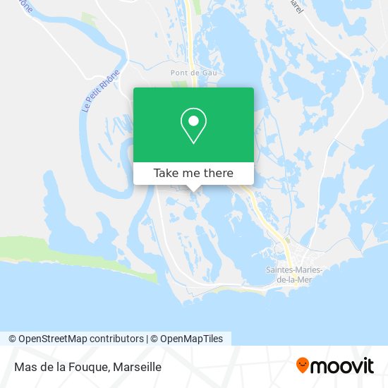 Mas de la Fouque map