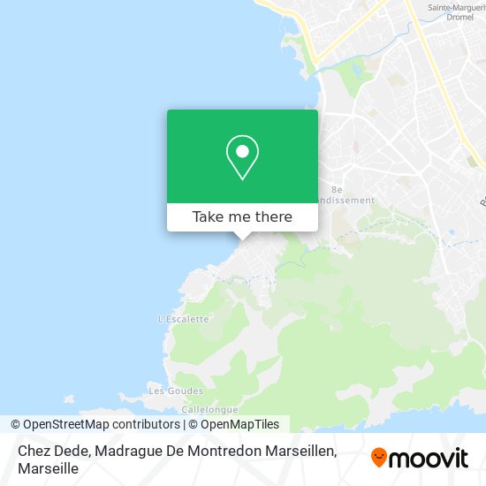 Chez Dede, Madrague De Montredon Marseillen map