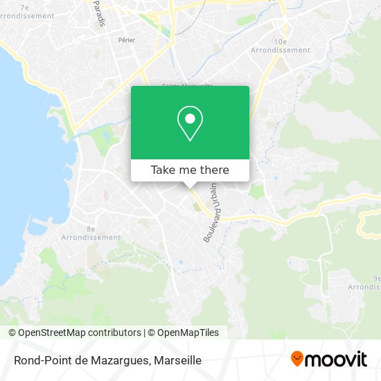 Rond-Point de Mazargues map