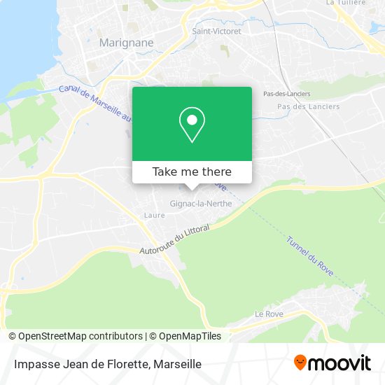 Mapa Impasse Jean de Florette