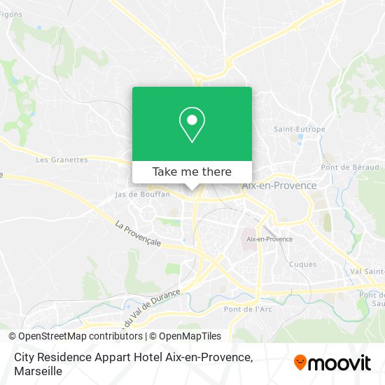 Mapa City Residence Appart Hotel Aix-en-Provence