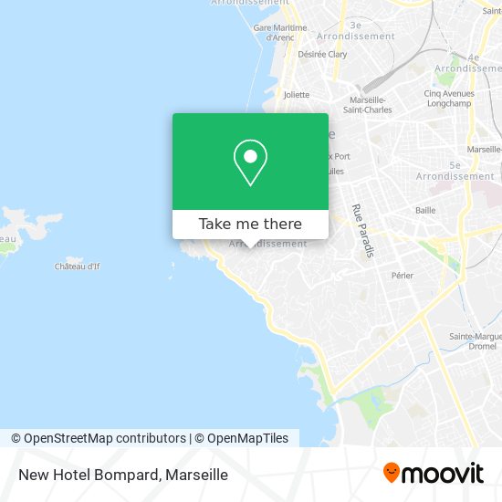 New Hotel Bompard map