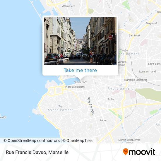 Mapa Rue Francis Davso