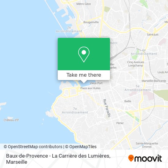 Baux-de-Provence - La Carrière des Lumières map