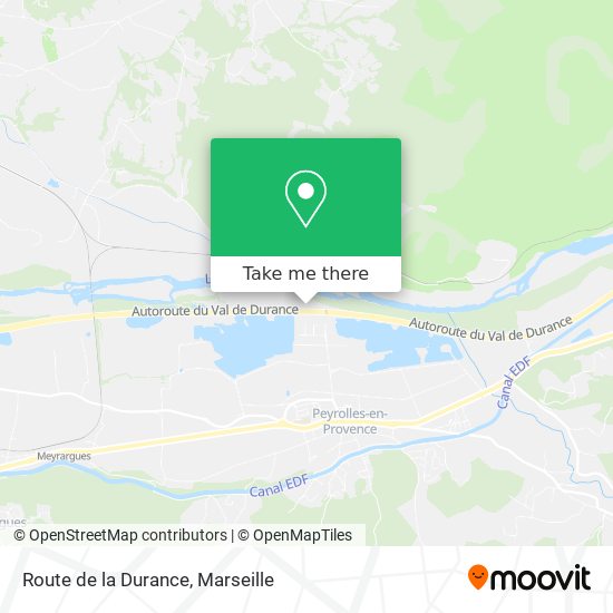 Route de la Durance map