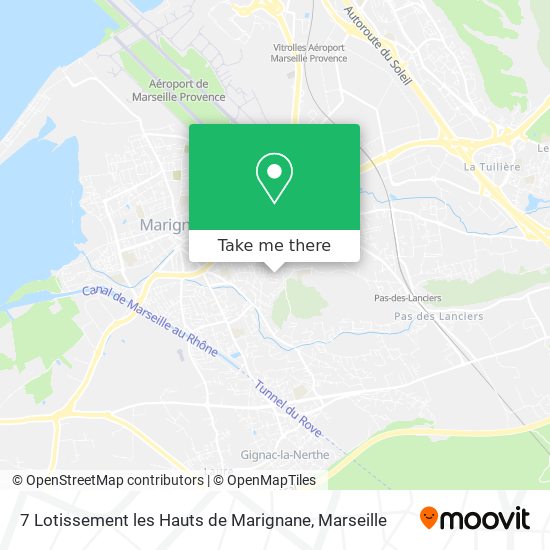 7 Lotissement les Hauts de Marignane map