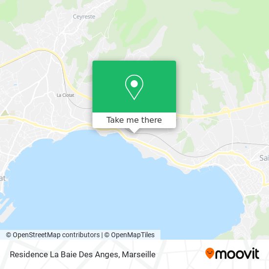Mapa Residence La Baie Des Anges