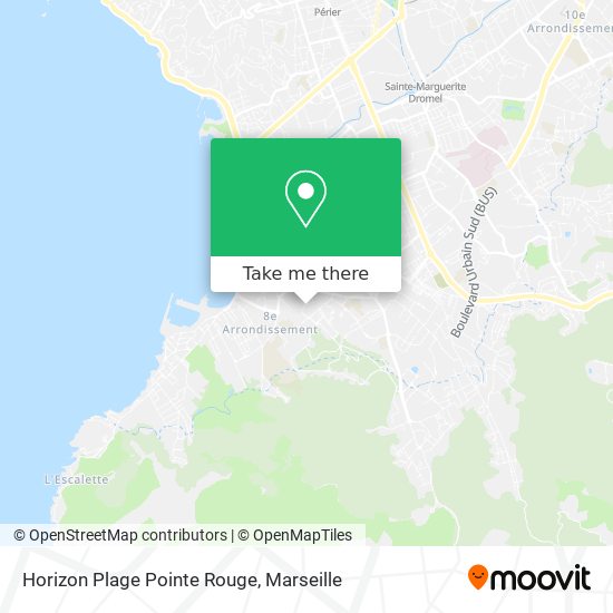 Horizon Plage Pointe Rouge map