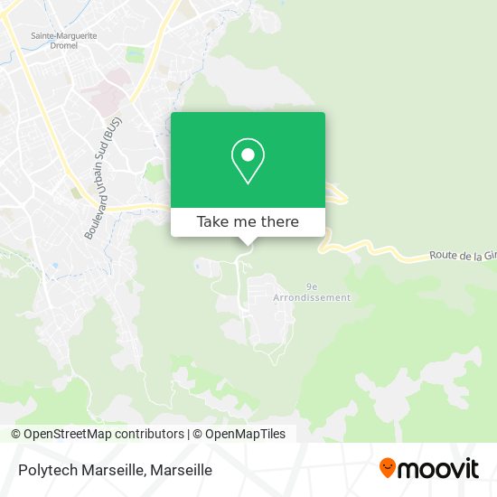 Polytech Marseille map