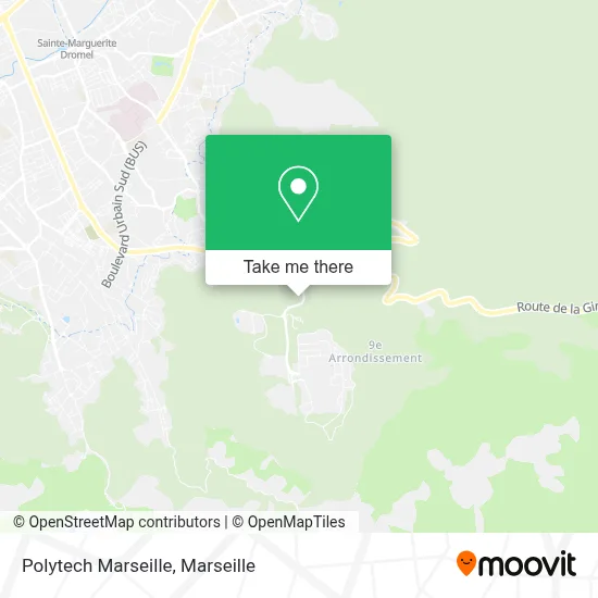Polytech Marseille map