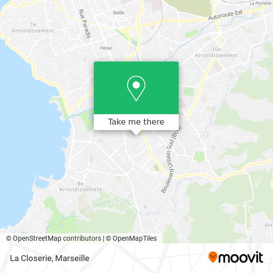 La Closerie map