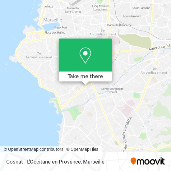 Cosnat - L'Occitane en Provence map